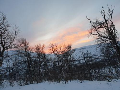Sunset at Bjorkliden